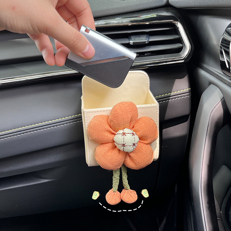 Slatka kutija za pohranu u automobilu za prednji zračni otvor, vrhunski dodatak za žene