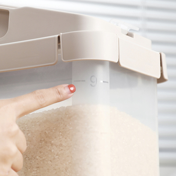 Kutija za pohranu riže Da Gull, PP plast, zatvoreni poklopac, otpornost na vlagu, otpornost na insekte, kapacitet 9–10 L