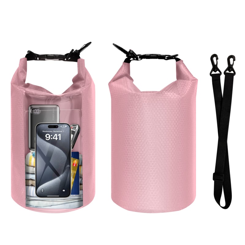 Zonysun PVC vodootporna torba – Vanjski Cross-Body/Bucket stil, Unisex, Kapacitet 5, Casual & Outdoor