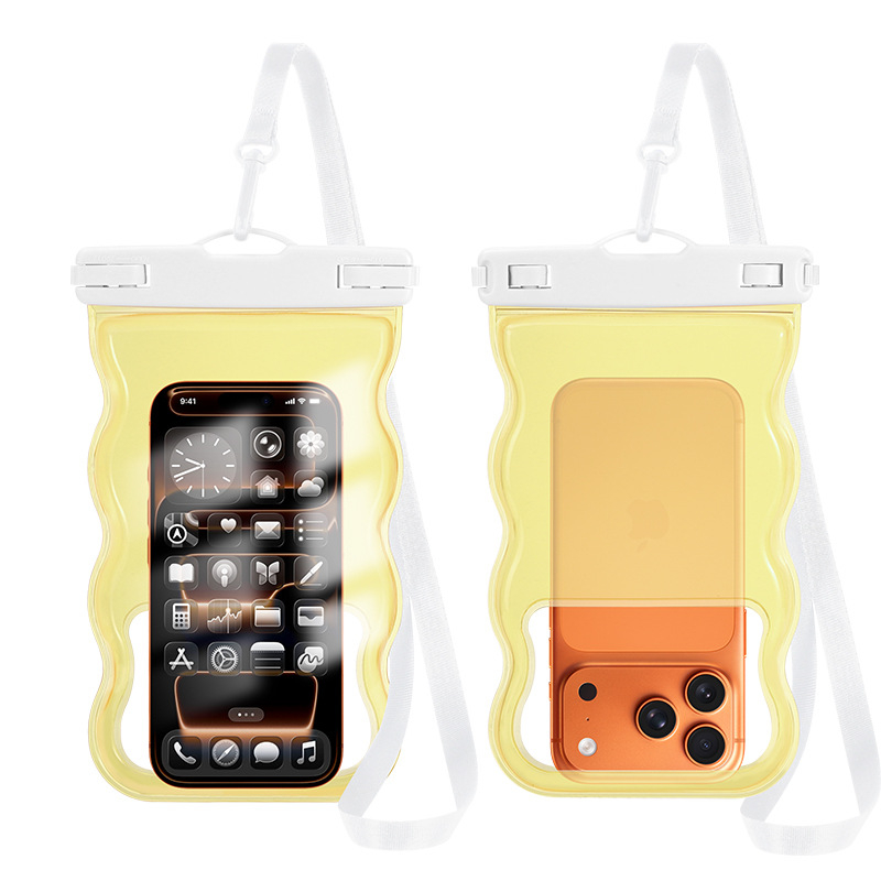 Vodootporna futrola za telefon s 3D dizajnom, PVC materijal, vanjski stil, kompatibilan s dodirnim zaslonom, za ronjenje, plivanje i plažu