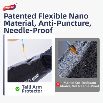 Taili Ochranné predlaktie – proti rezu a bodnutiu, ľahké, vodeodolné, viacvrstvový materiál