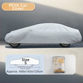 PEVA jednostruki navlaka za auto za cijelo vozilo — zaštita od sunca, toplinska izolacija, univerzalna prilagodba, vodootporna, zaštita od prašine, sunčano sjenilo