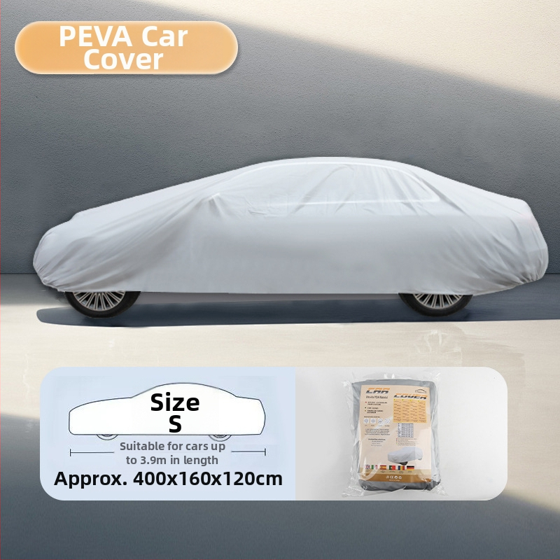 PEVA jednostruki navlaka za auto za cijelo vozilo — zaštita od sunca, toplinska izolacija, univerzalna prilagodba, vodootporna, zaštita od prašine, sunčano sjenilo