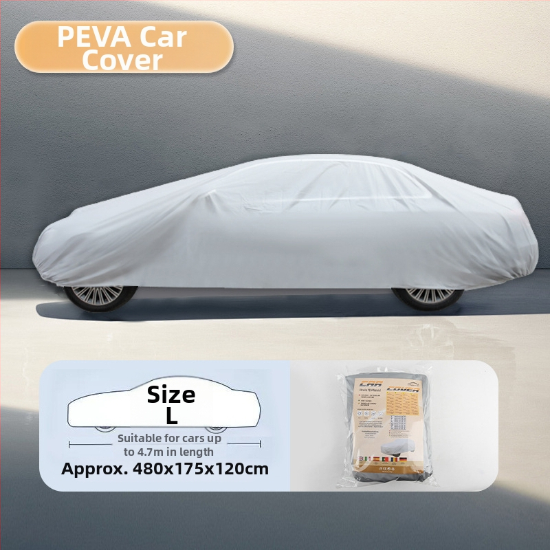 PEVA jednostruki navlaka za auto za cijelo vozilo — zaštita od sunca, toplinska izolacija, univerzalna prilagodba, vodootporna, zaštita od prašine, sunčano sjenilo