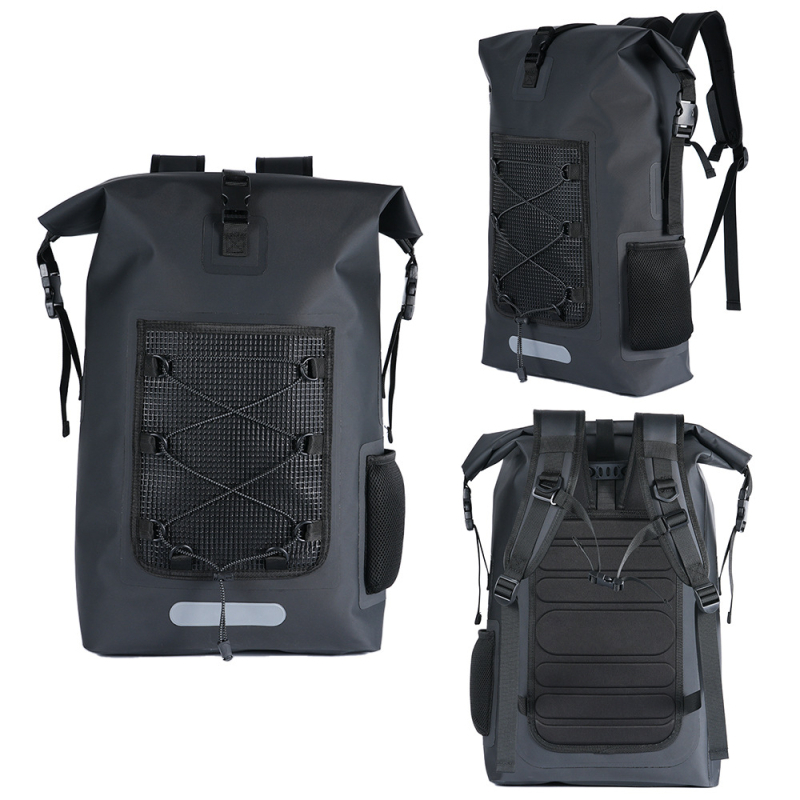 Outdoor vodootporni ruksak 30L, TPU/PVC, vodootporna tkanina, unisex odrasli, za planinarenje, plivanje, rafting