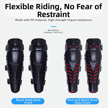 Off-road ochranný komplet na motorku s ochranou hrudníka a chrbta, kolenné a lakťové chrániče, z polyesterových vlákien