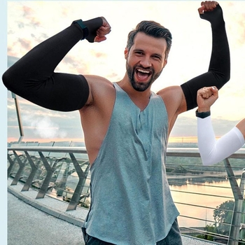 Mansete pentru brațe – Țesătură nylon, utilizare în aer liber, model: Altul