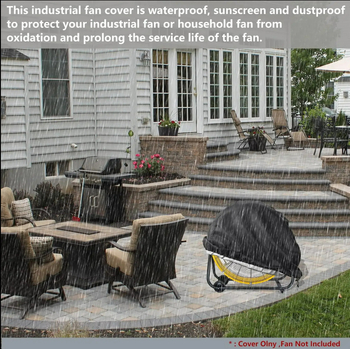 Acoperire ventilator - țesătură Oxford 210D, Cangchi, Personalizare: Da, Stil minimalist