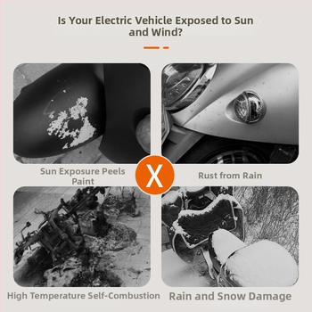 Kryt na elektrické vozidlo — vodotesný, UV ochrana, proti prachu, silný materiál (vodotesný; UV ochrana; proti prachu; silný materiál)