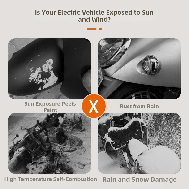 Kryt na elektrické vozidlo — vodotesný, UV ochrana, proti prachu, silný materiál (vodotesný; UV ochrana; proti prachu; silný materiál)