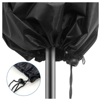 Κάλυμμα ομπρέλας σκίασης, 210D Oxford ύφασμα, αδιάβροχο και ανθεκτικό στη σκόνη, αντίσταση νερού 2000, εξωτερική χρήση