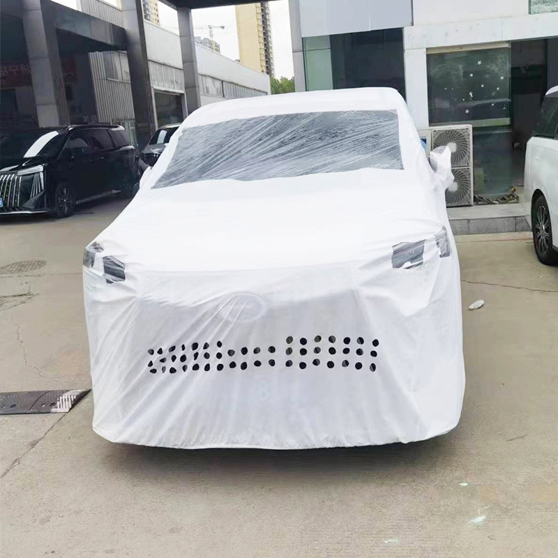 Автомобилен калъф за цялостно покритие, четири сезона, удебелен слънцезащитен и водоустойчив, PE материал, артикул J-12, персонализация