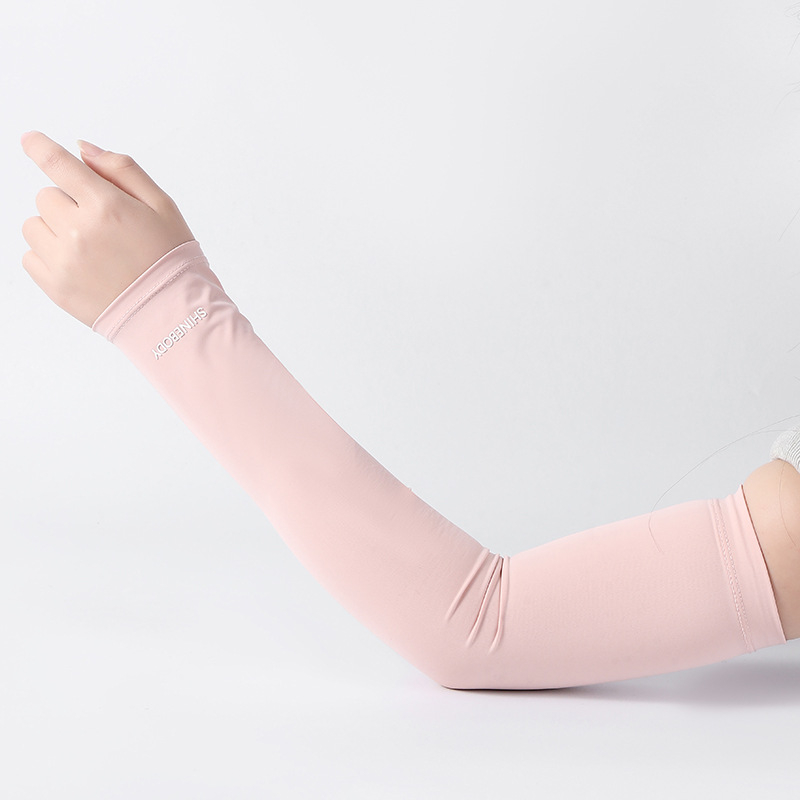 Найлонови охлаждащи лактални маншети Ice Silk за открити спортове – лакътни протектори, слънцезащита