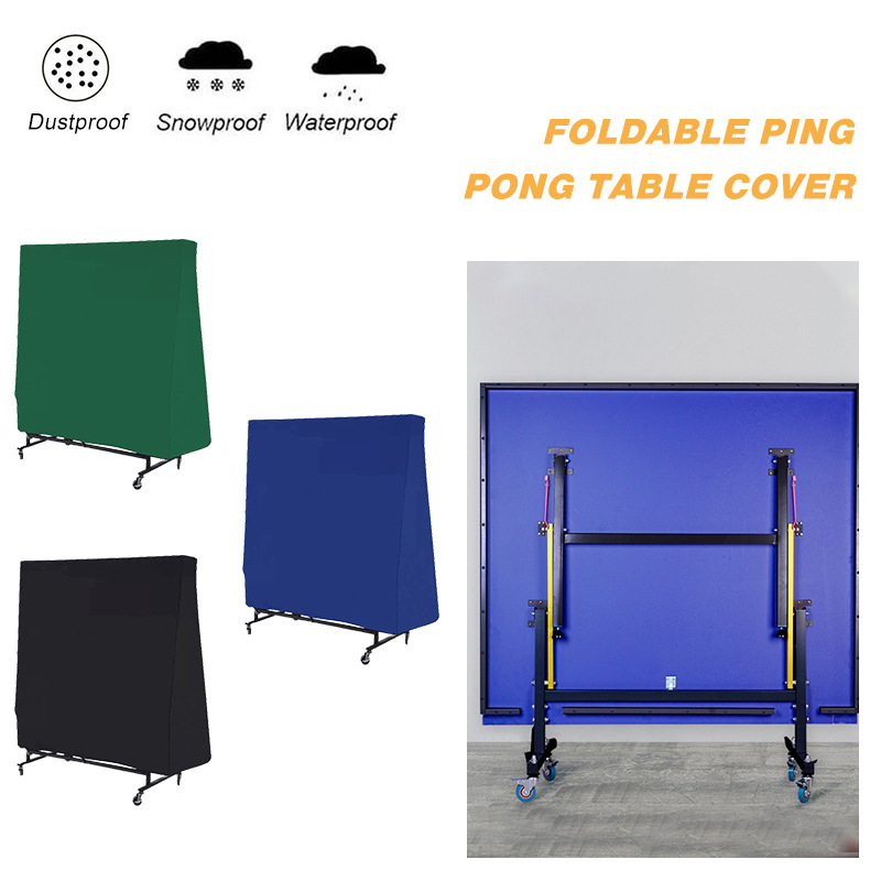 Κάλυμμα εξωτερικού τραπεζιού πινγκ-πονγκ – Oxford ύφασμα, προστασία από ήλιο, άνεμο και βροχή, δυνατότητα παραμετροποίησης, μοντέρνος μινιμαλιστικός σχεδιασμός