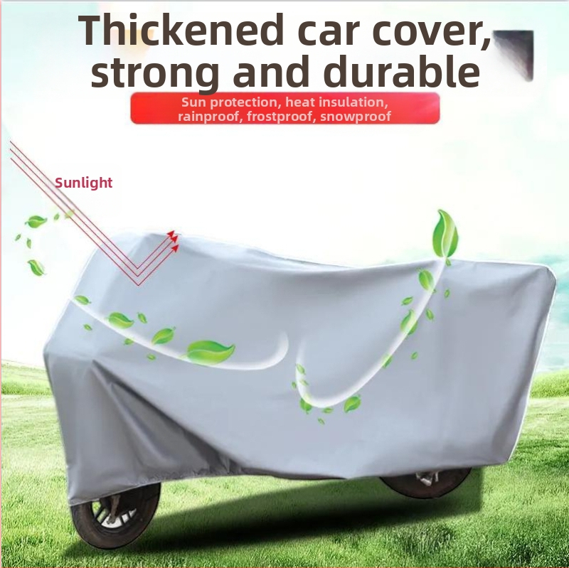 Kryt na elektrické vozidlo - Dažďovzdorný, Nepremokavý, Zosilnený, Pre motocykel a bicykel