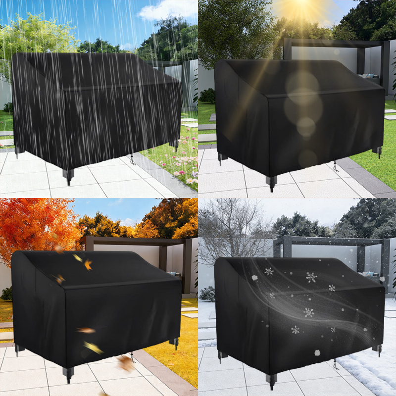 Κάλυμμα κήπου για παγκάκι, καναπέ και ανάκλιση – εξωτερικά έπιπλα, Oxford ύφασμα, μινιμαλιστικό στυλ, αδιάβροχο, ανθεκτικό στη φθορά, UV προστασία