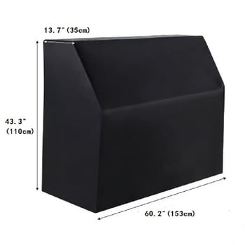 Κάλυμμα για όρθιο πιάνο Baiyouyue, πολυεστέρας, μοντέρνο μινιμαλιστικό στυλ, Hwz036