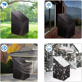 Κάλυμμα εξωτερικών διπλών καρεκλών από πολυεστέρα – προστασία από σκόνη, UV προστασία και αδιάβροχο