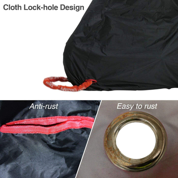 Motorkerékpár takaró, 210D Oxford anyag, esőálló és porálló, egyszerű kialakítás