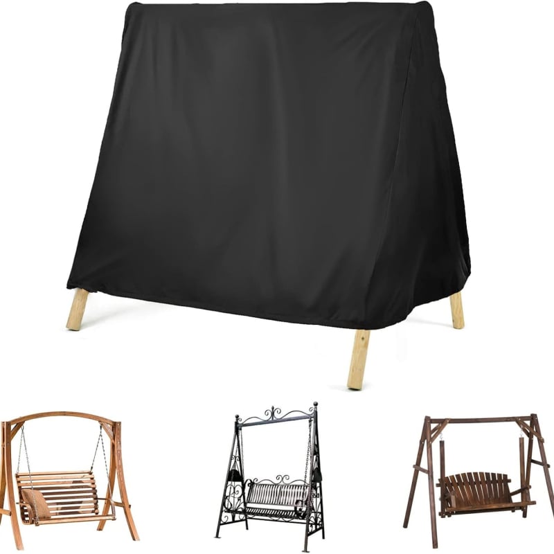 Εξωτερικό κάλυμμα για κούνια/αιώρα κήπου - πολυεστέρας, MUTAO, αδιάβροχο, UV προστασία, μοντέρνο στυλ (Πολυεστέρας • Μάρκα MUTAO • Διαμόρφωση διαθέσιμη • Μοντέρνος στυλ)