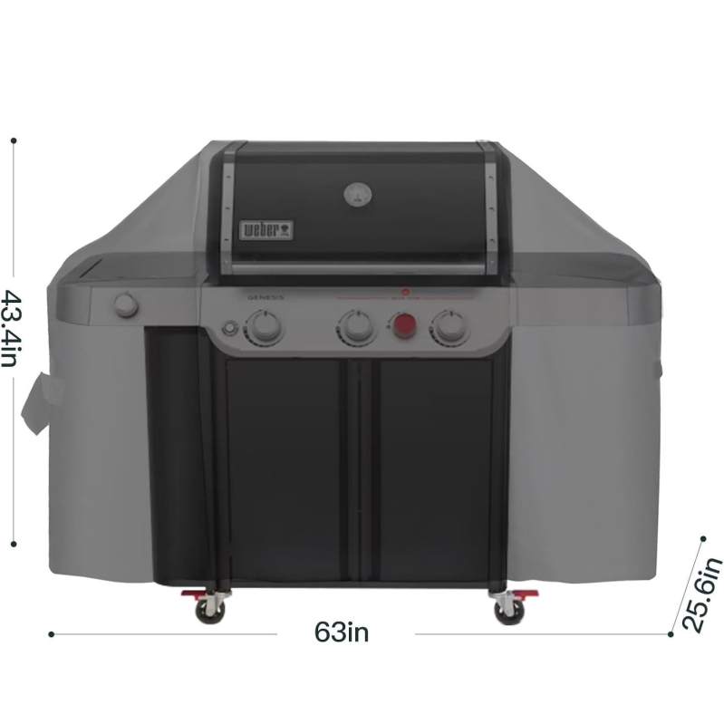 Husă pentru grătar, material 210D Oxford, brand Rifan, stil modern minimalist, personalizare disponibilă.