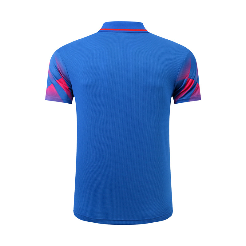 Trening majica za stolni tenis s ovratnikom – smjesa kemijskih vlakana, 100% poliester, brzo suši, prozračna, model 6254