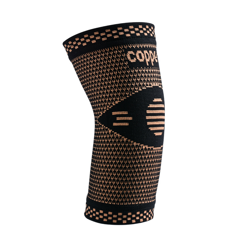 Лакътни протектори с медно влакно, дишаща плетена конструкция, еластична компресия, универсално прилягане, за баскетбол
