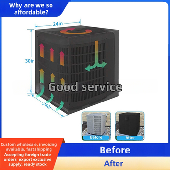 Acoperire pentru aer condiționat, exterior pătrat, din Oxford, personalizabil, stil casual