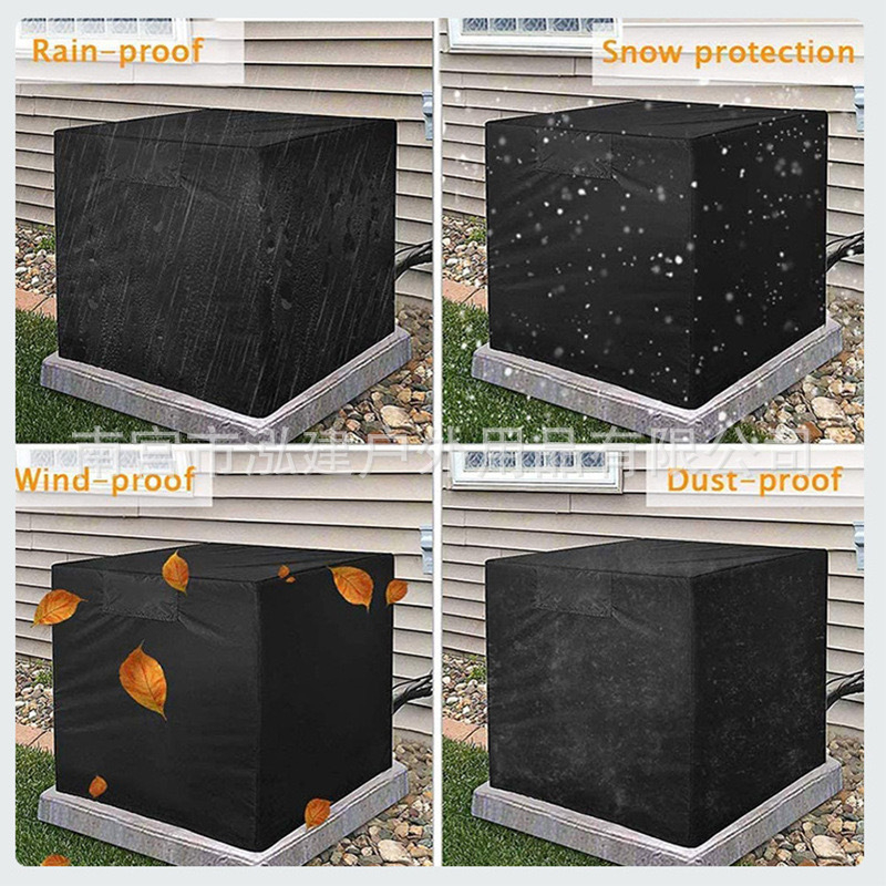 Acoperire pentru aer condiționat, exterior pătrat, din Oxford, personalizabil, stil casual