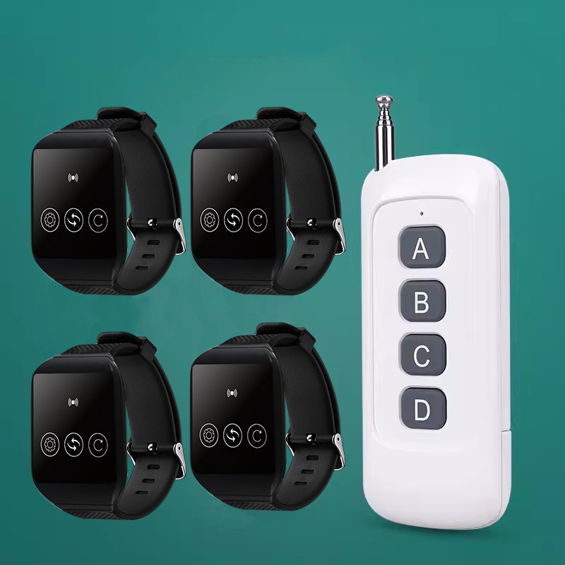 Безжичен звънец за повикване — модел 690, USB захранване 5V, вибрационен сигнал, дистанционно управление звънец за врата, 690-V100-P1000-U1000