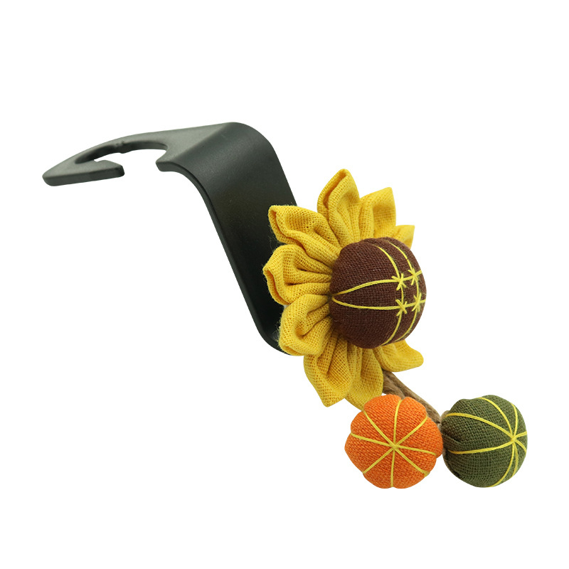 Kreatív napraforgó mintás autóháttámla akasztó belső tároláshoz (Anyag: Műanyag; Modell: Autóháttámla akasztó; Típus: Autóháttámla akasztó; Logó: Nincs nyomtatva; Testreszabás: Nincs)