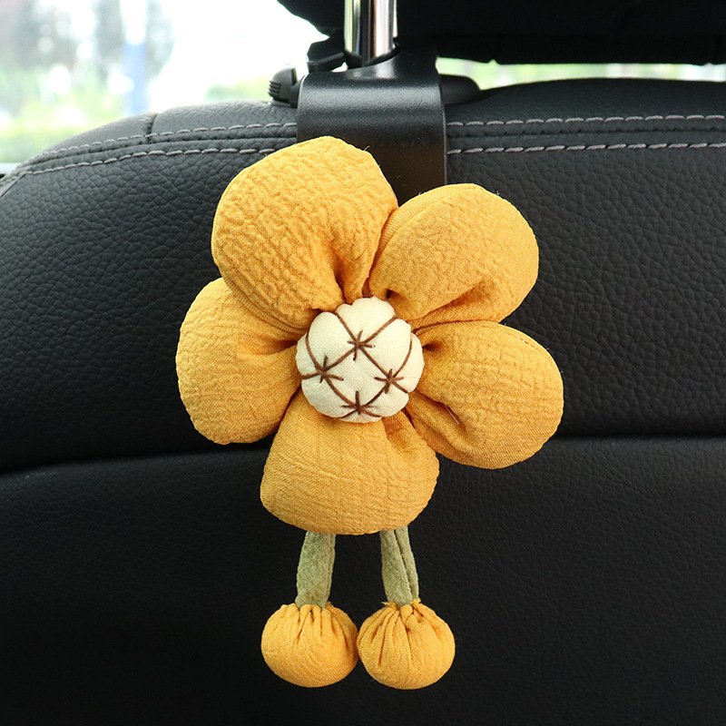 Kreatív napraforgó mintás autóháttámla akasztó belső tároláshoz (Anyag: Műanyag; Modell: Autóháttámla akasztó; Típus: Autóháttámla akasztó; Logó: Nincs nyomtatva; Testreszabás: Nincs)