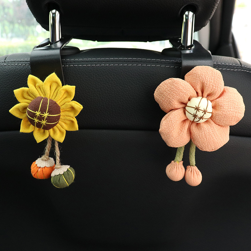 Kreatív napraforgó mintás autóháttámla akasztó belső tároláshoz (Anyag: Műanyag; Modell: Autóháttámla akasztó; Típus: Autóháttámla akasztó; Logó: Nincs nyomtatva; Testreszabás: Nincs)