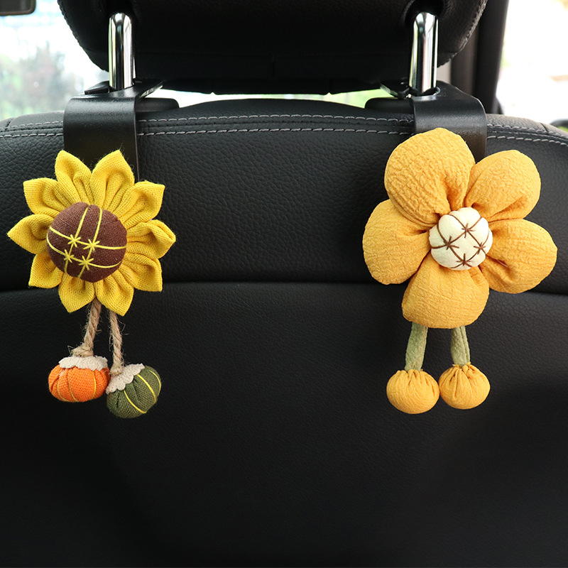 Kreatív napraforgó mintás autóháttámla akasztó belső tároláshoz (Anyag: Műanyag; Modell: Autóháttámla akasztó; Típus: Autóháttámla akasztó; Logó: Nincs nyomtatva; Testreszabás: Nincs)