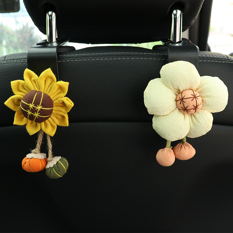 Kreatív napraforgó mintás autóháttámla akasztó belső tároláshoz (Anyag: Műanyag; Modell: Autóháttámla akasztó; Típus: Autóháttámla akasztó; Logó: Nincs nyomtatva; Testreszabás: Nincs)