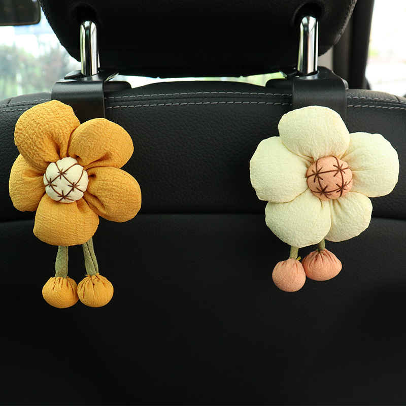 Kreatív napraforgó mintás autóháttámla akasztó belső tároláshoz (Anyag: Műanyag; Modell: Autóháttámla akasztó; Típus: Autóháttámla akasztó; Logó: Nincs nyomtatva; Testreszabás: Nincs)