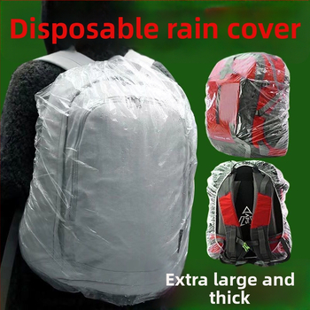 Jednorazové ochranné púzdro na batoh na cestovanie a outdoor – nepremokavé, proti prachu odolné, zosilnené