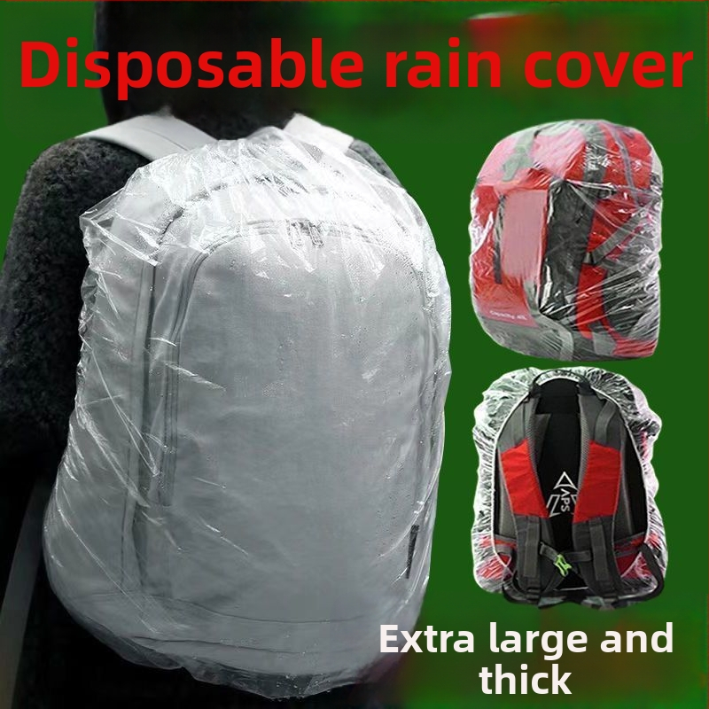 Jednorazové ochranné púzdro na batoh na cestovanie a outdoor – nepremokavé, proti prachu odolné, zosilnené
