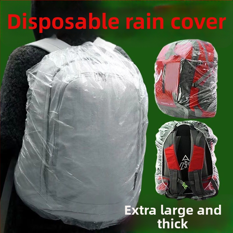 Jednorazové ochranné púzdro na batoh na cestovanie a outdoor – nepremokavé, proti prachu odolné, zosilnené