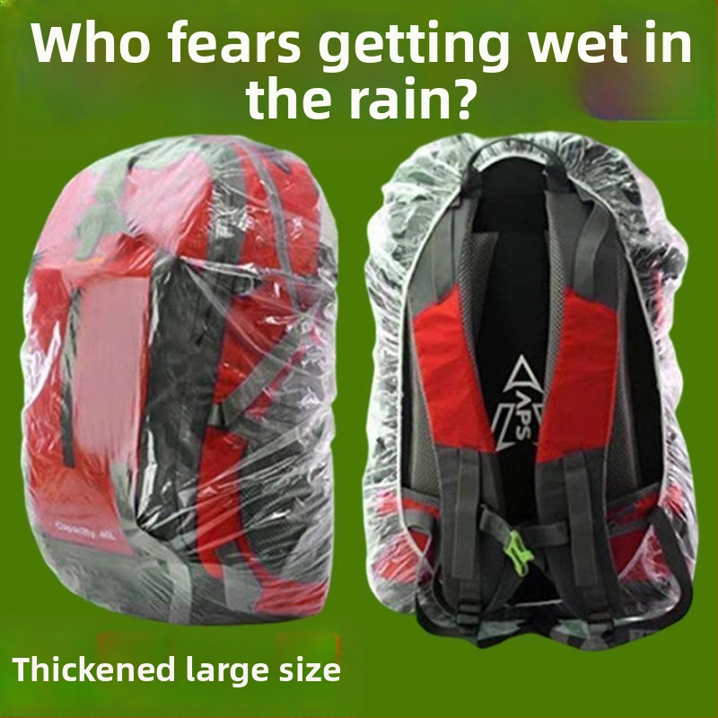 Jednorazové ochranné púzdro na batoh na cestovanie a outdoor – nepremokavé, proti prachu odolné, zosilnené