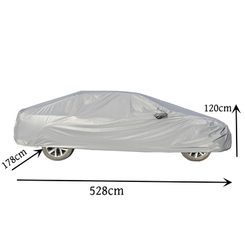 Univerzalno auto pokrovilo od PVC tkanine – zaštita od sunca, vodootporno, toplinska izolacija, potpuno pokrivanje, zaštita od prašine, debela tkanina, za sve sezone