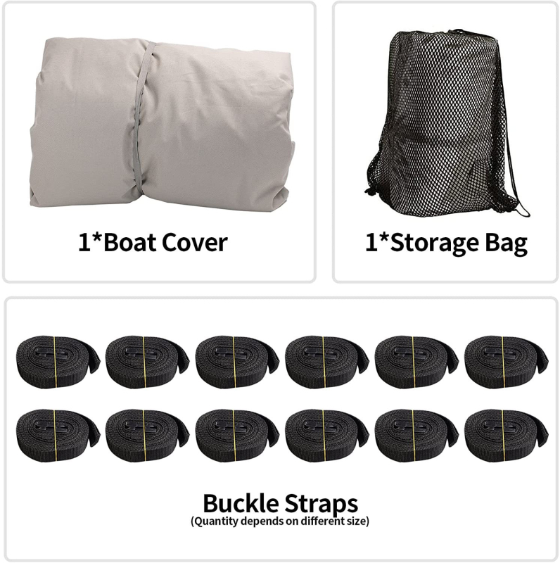 Κάλυμμα σκάφους σε σχήμα V για ρυμουλκούμενο, ύφασμα Oxford 600D, πολυεστέρας, 100% περιεχόμενο υφάσματος, προσαρμοζόμενη κατασκευή