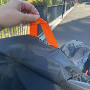 Motorkerékpár-takaró, 210D vastag, szél- és esőálló, egyszerű stílus