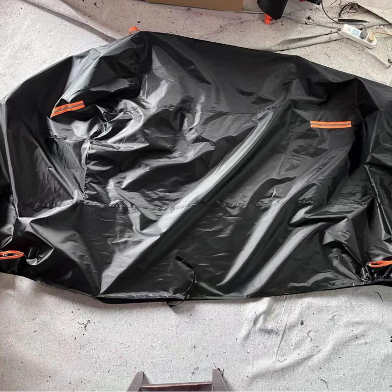 Motorkerékpár-takaró, 210D vastag, szél- és esőálló, egyszerű stílus