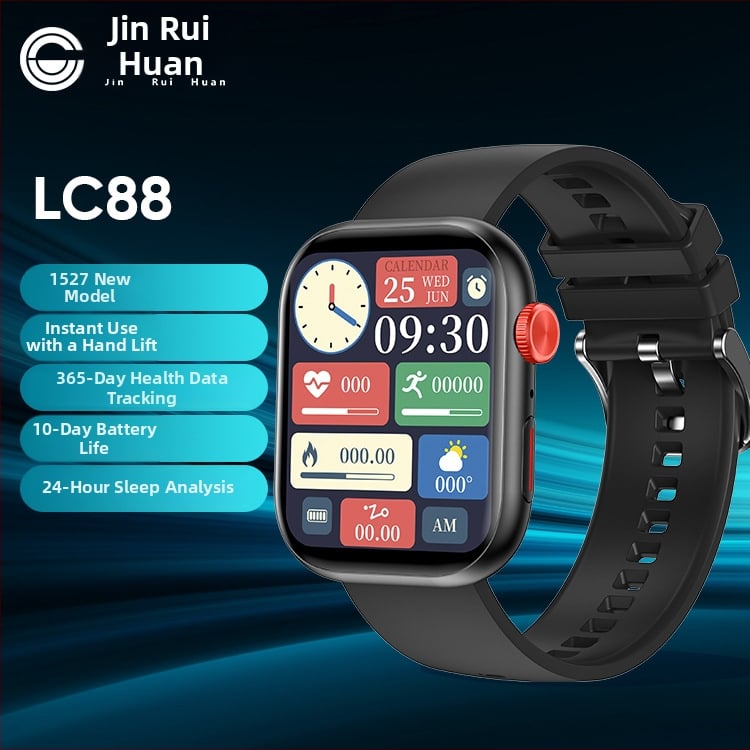 Pametna narukvica S9Ultra2 LC88 | Bluetooth pozivi, IPS zaslon, 21+ dana baterije, vodootporan za svakodnevnu upotrebu, NFC