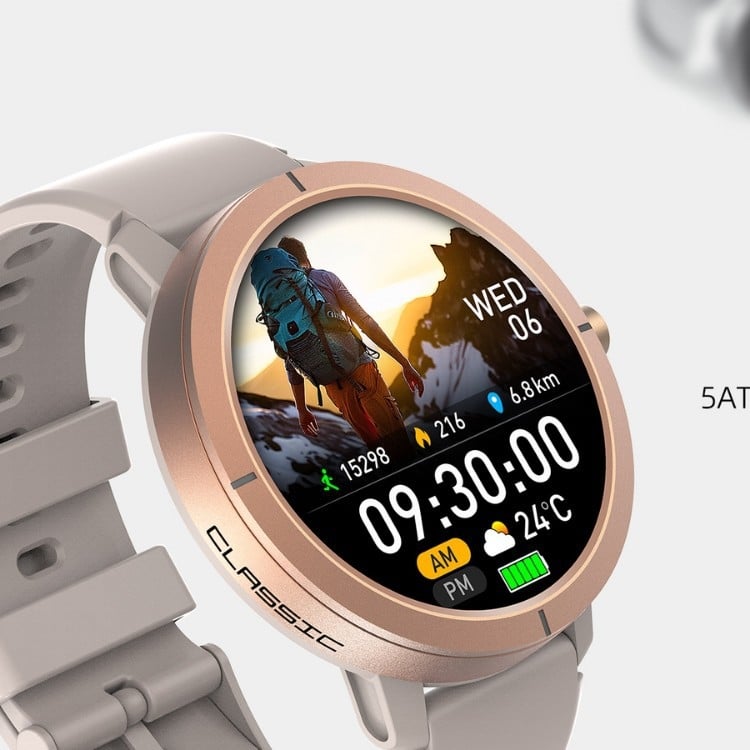 DM76 GPS pametni sat s Bluetooth pozivima, AMOLED zaslon, mjerenje srčanog ritma, sportska narukvica