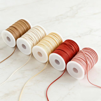 Șnur din piele întoarsă pentru ambalarea cadourilor și decorațiuni – sfoară împletită pentru agățat, Cod Produs: 23, potrivit pentru ambalarea florilor, decorații de Crăciun și Anul Nou, ambalarea prăjiturilor