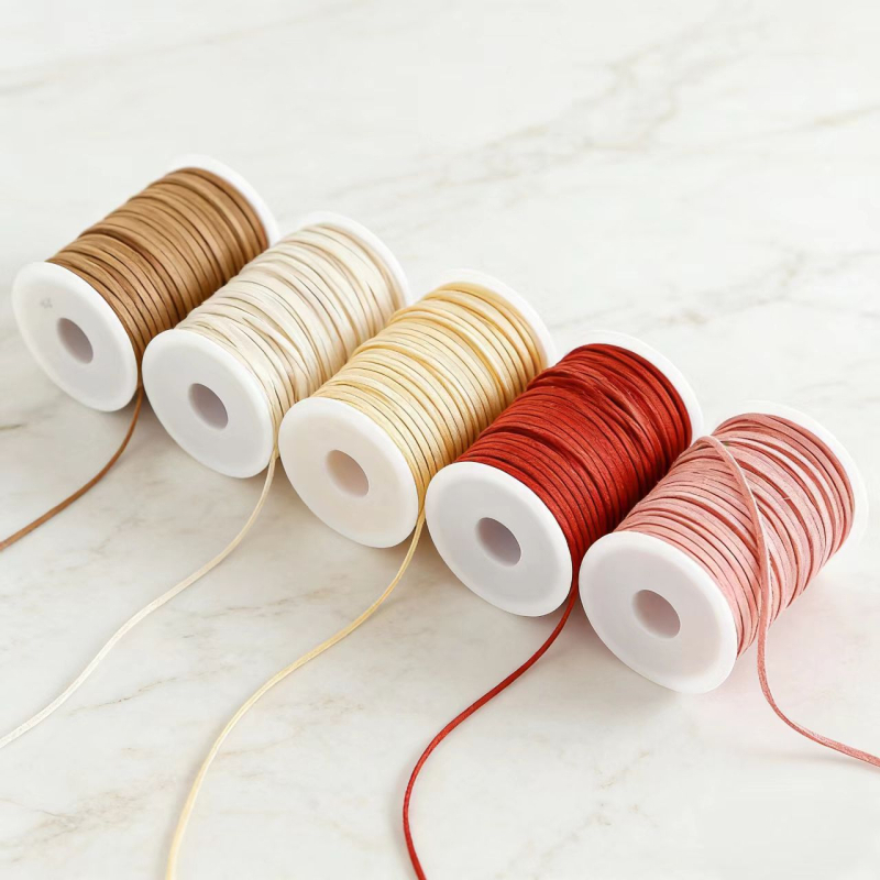 Șnur din piele întoarsă pentru ambalarea cadourilor și decorațiuni – sfoară împletită pentru agățat, Cod Produs: 23, potrivit pentru ambalarea florilor, decorații de Crăciun și Anul Nou, ambalarea prăjiturilor