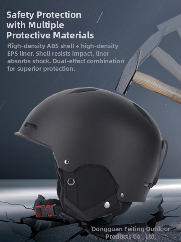 Zimná lyžiarska prilba, vnútorná all-in-one prilba, ABS+EPS, Zhonghengxing, január 2025, vhodná pre deti, mládež a dospelých