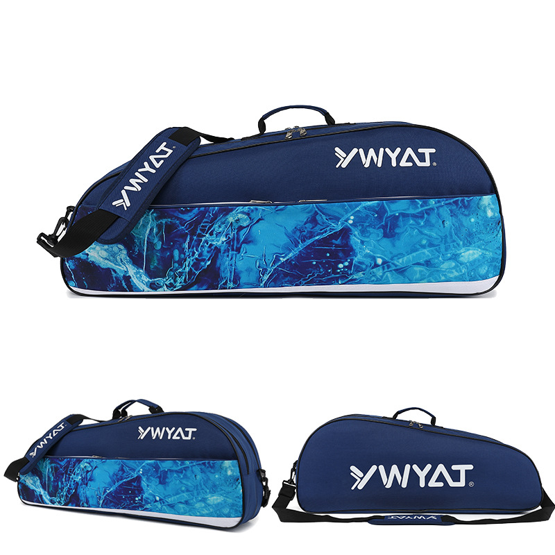 Чанта за ракети за бадминтон и тенис – капацитет 3 ракети, презрамка за едно рамо, унисекс, платно и полиестер, марка Ywyat